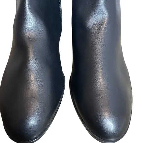 Michael Kors Bromley Flat Boots Faux Leather over the knee women’s 7.5 New - Picture 11 of 14